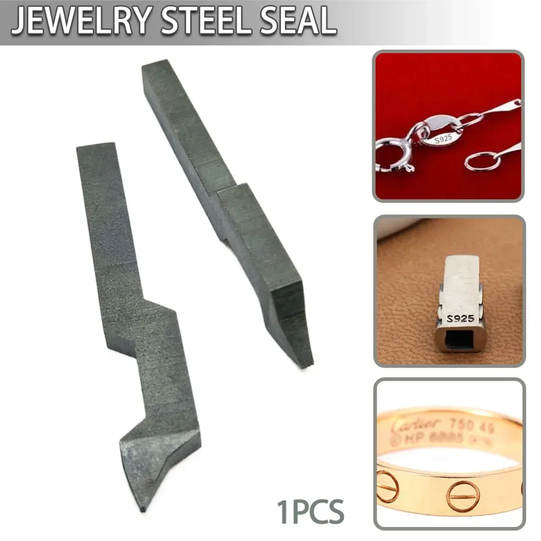 Ringar 18K/750/925/S925 Ringarmband örhänge smycken tillverkningsverktyg smycken stans stämpel stål stämpelverktyg krökt markeringsverktyg