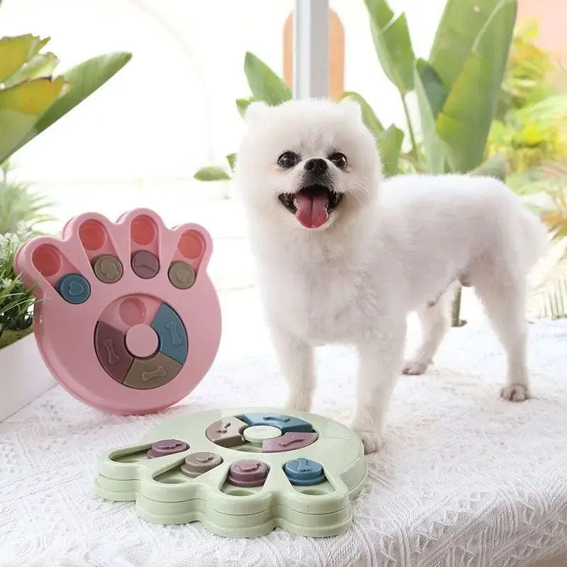 Jouets nouveau chien interactif Puzzle jouets chien nourriture roue antidérapant fond bol pour animaux de compagnie drôle chiens formation mangeoire outils pour petit moyen chien