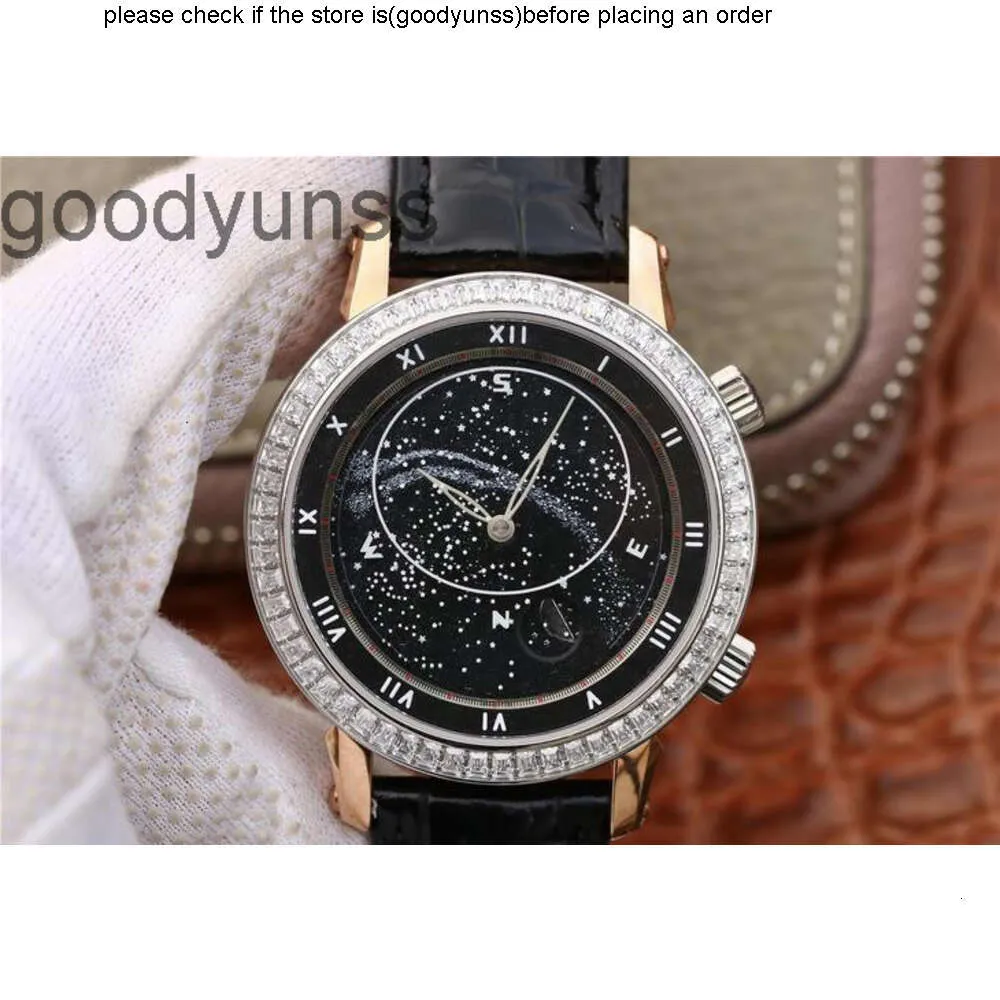 Patek-Phillippe Tuo Geneva Star 9015 Pearl Top Mechanical Watch CNC Deep Carving 43mm Montre de Luxe Diamond Watches