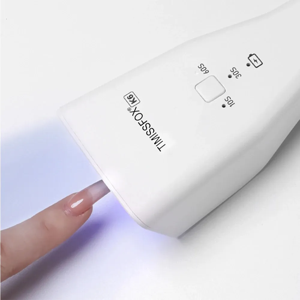 Mini lâmpada uv led recarregável lâmpada de unhas para gel polonês portátil secadores de unhas máquina de ferramentas de arte uv lâmpada de gel 240127