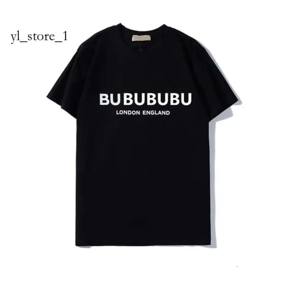 Camiseta Burbery Burbery para homem Burbery para homem camisa marca tendência masculina camiseta designer para homens mulheres camisas moda camiseta com letras casual verão manga curta 8083