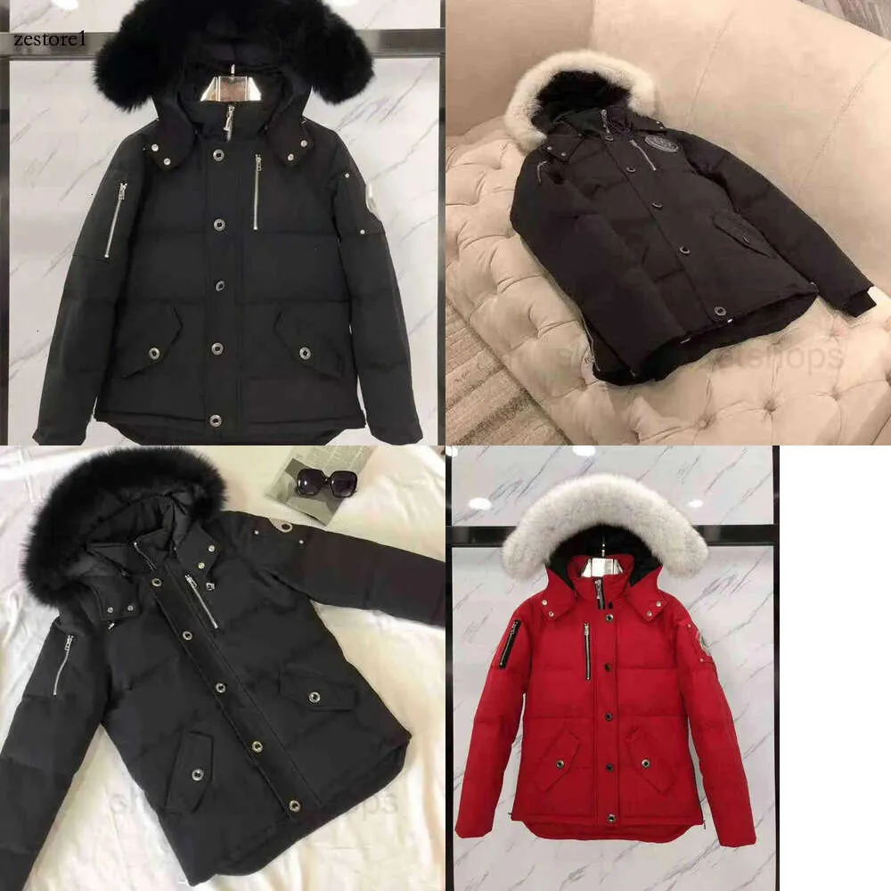 Zaprojektowana kurtka w dół Parkas Canada Jacket Coats High Real Futra Męs