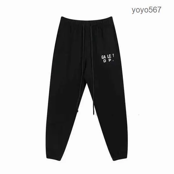 Herrbyxor designer herrgallerier depåer multipanel utskjutna kvinnor sport lös high street casual sweatpants vintage byxor 1 b2m0