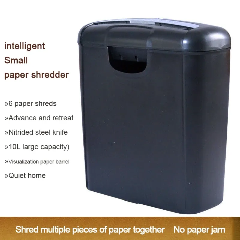 Mills Shredder Office Hanehalkı A4 Kağıt Kesici Mini Dişli Elektrikli Otomatik Fatura Shredder Ofis Elektroniği