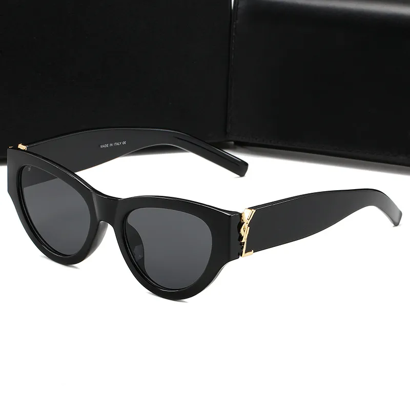 Designer för män kvinnor fashionblack och honung stora full ram mörkgrå mörkbruna linser retro klassiska UV400 -skydd solglasögon