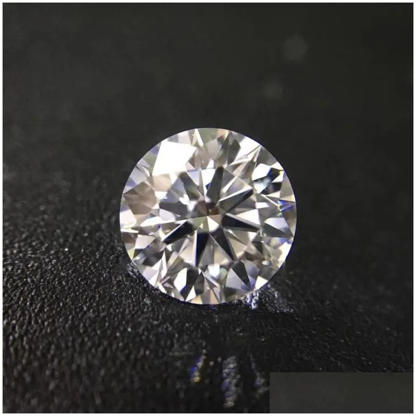 느슨한 다이아몬드 2.5ct 캐럿 8.5mm EF 컬러 모이 사니트 스톤 화려한 라운드 컷 선명도 vvs1 우수한 실험실 다이아몬드 반지 재료 d othcy