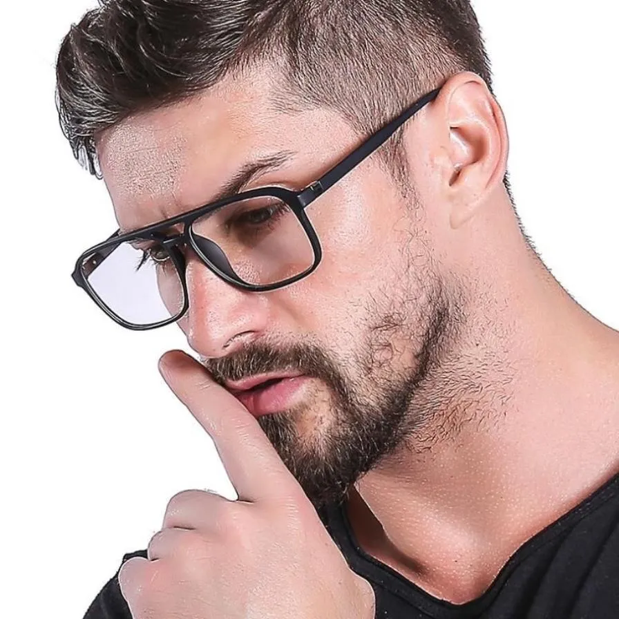Montatura per occhiali trasparente per uomo donna occhiali anti-fatica occhiali per computer lenti ottiche retrò miopia occhiali unisex Fashio245b