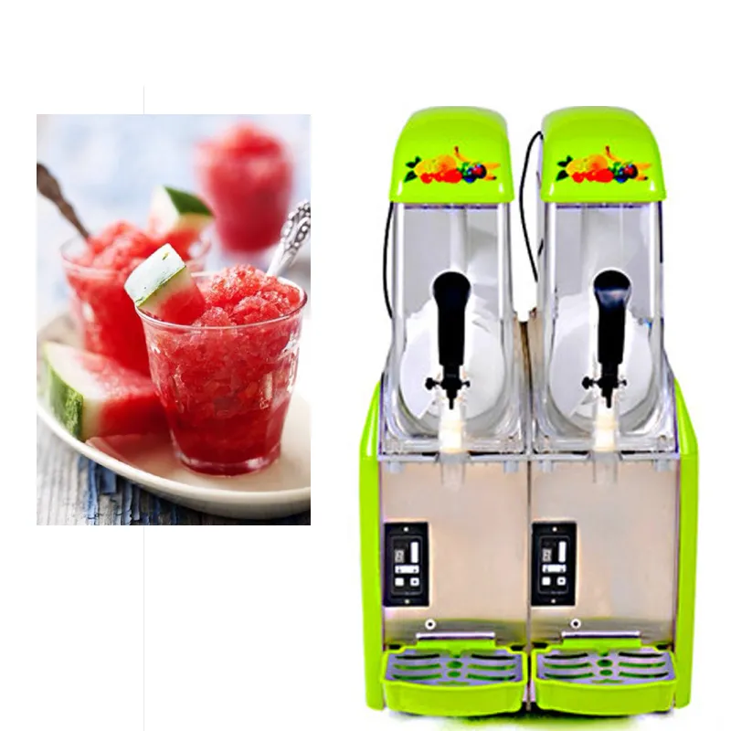 Paslanmaz Çelik Dayanıklı Buz Makinesi Slushie Slushie Anında Slushy Machine Milkshake Eritme Kar Satış için Çoklu Yeni Makine