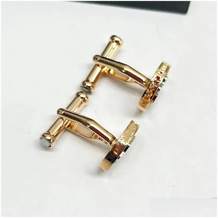 luxury cuff links for men high quality classic french shirt cufflink with box