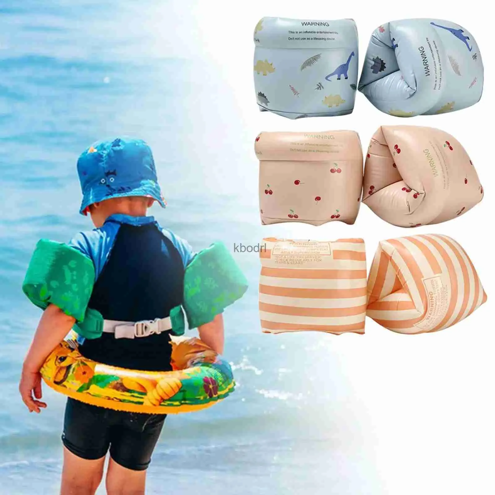 Outras Piscinas SpasHG 2x Faixas de Braço de Natação Equipamentos de Natação Mangas Flutuantes Armlets Tubo Braço Floatie Anéis de Braço de Natação para Praia Verão Esportes Aquáticos YQ240129