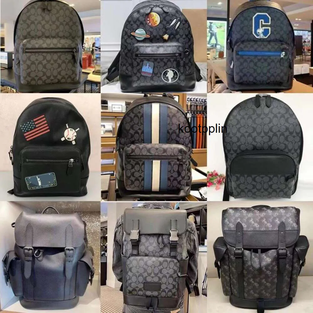 C designer backpack men back pack men's bag track men's leather backpack travel bag backpack laptop bag Coa ch backpack travel 2RO6 PXNS XA17 1G11