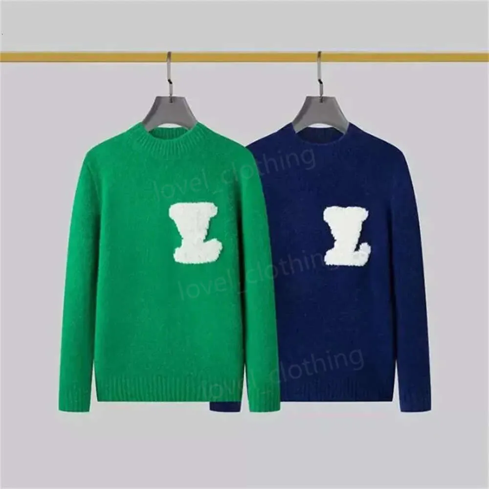 2023 Nieuwe Europa Dames en Heren Designer Truien Retro Klassiek Sweatshirt Heren Arm Letter Borduren Ronde hals Comfortabel Hoogwaardige trui