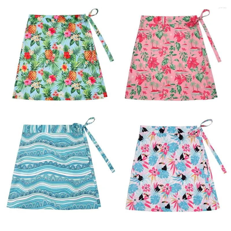 Юбки Тропические цветы, листья и туканы, пляжная летняя юбка с принтом SS0015, саронг, многозадачность в стиле бохо, сексуальная накидка