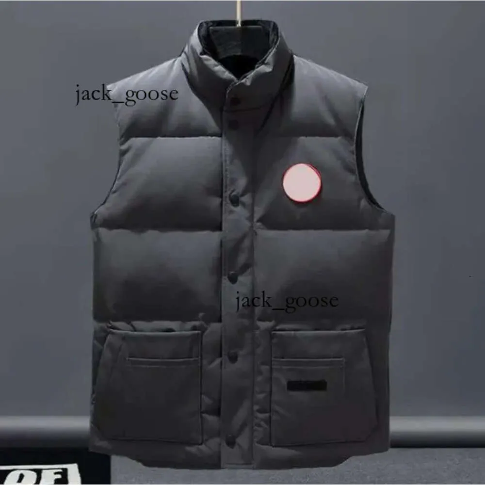 Goose Designer Down Vest Pocket Jackets Parkas Zipper Badges Men Downs Casual Coat Canadian Goose Tops Outwear Multiple Colour Canda Goose 370