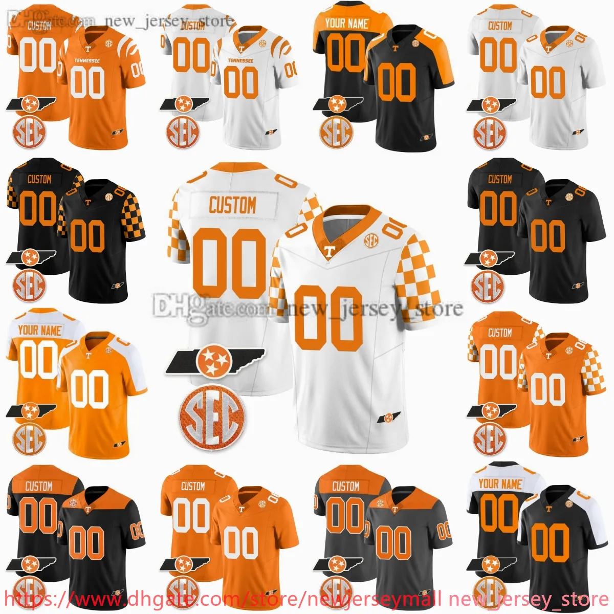 2024 Custom S-6XL Футбольная майка NCAA College Tennessee Volunteers 7 Джо Милтон III 16 Пейтон Мэннинг Брю Маккой Гейб Джуди-Лалли Джабари Смолл Нико Ямалеава Кейтон