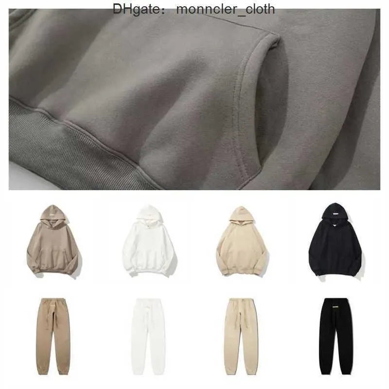 Mens Hoodie Essentiel Hoodies مصمم للسيدات Y2K Teen Girls Cotton كبير الحجم من النوع التجميلي الجمالي الجمالية العشرات بالإضافة إلى حجم Essent Boy Fog Hoodie Ess Ejub