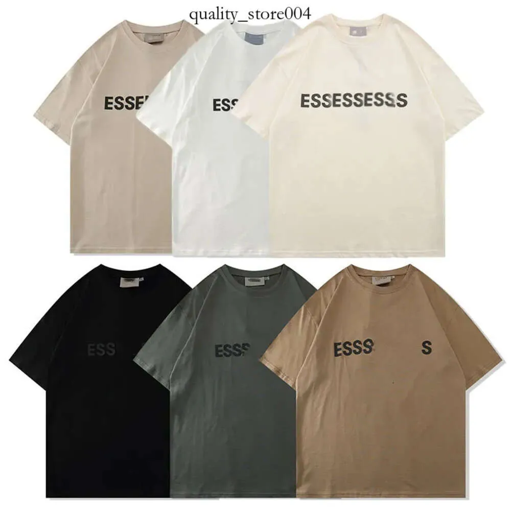 Essentialsweatshirts Designers T-shirts pour homme S Mode d'été Essen Tops Lettre Vêtements Vêtements Ours à manches Tees US TAILLE 310