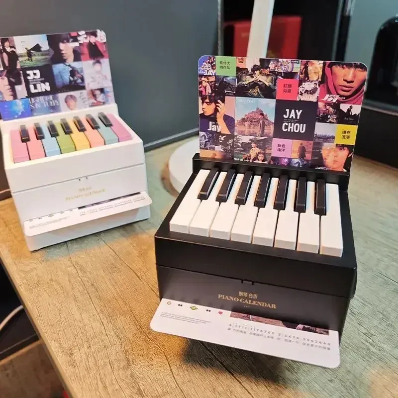 Playable Jay Chou Piano Desk Calendar Desktop Peripheral Ornaments Each Card Is A Weekly with Sheet Music 240124