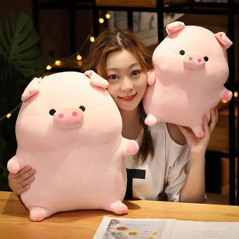 25/35cm Kawaii Little Pig Plush Toys Lovely Simulation Piggy Plushie Pillow Stuffed Soft Dolls for Children Girls Valentine's 240123