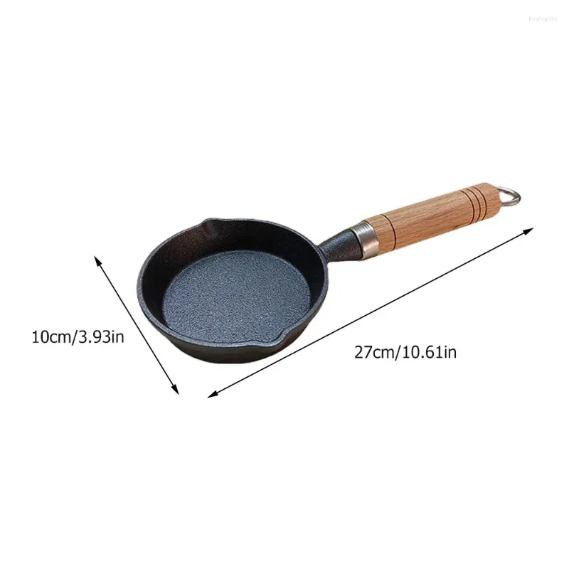 Pans 1pc Practical Frying Pan Iron Pancake Mini Home Cooking Utensil