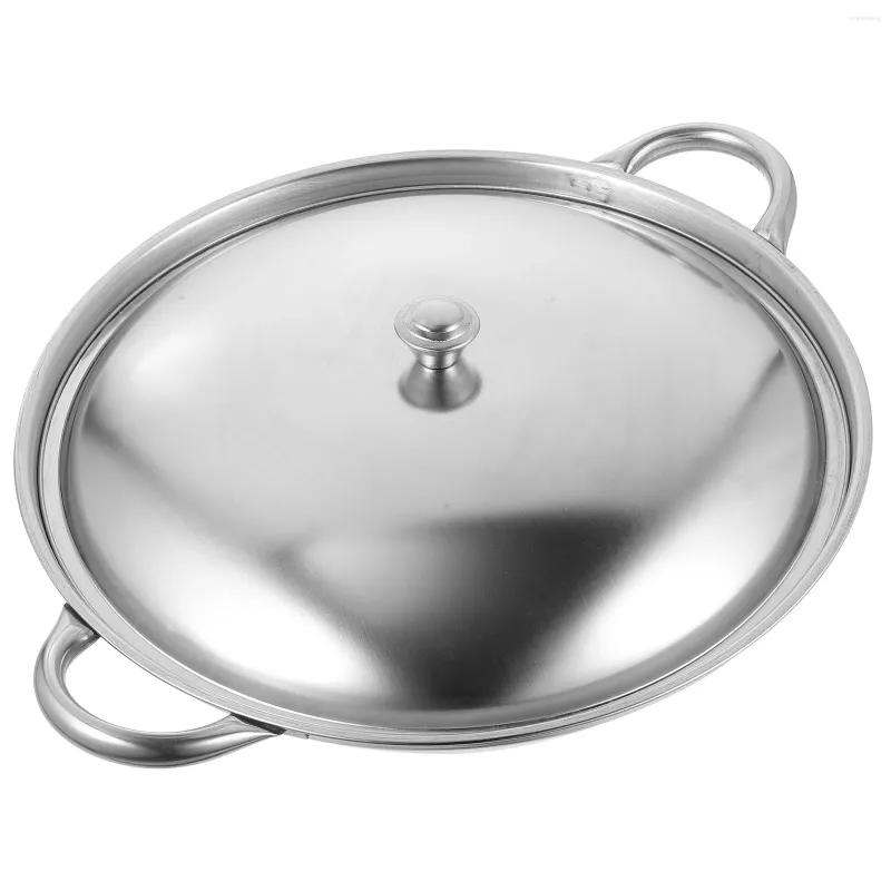 Pans Dry Pan With Lid Cooking Pot Handle Stock Small Pots For Steel Korean Ramen Large Stainless Non Stick Utensils