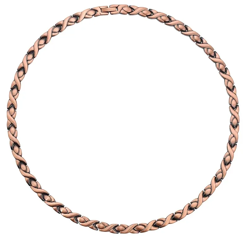 Halsband Pure Copper Magnetic Necklace Ultra Strength Magnetic Necklace For Women Men Halsband med magneter Justerbar storlek Drop Frakt