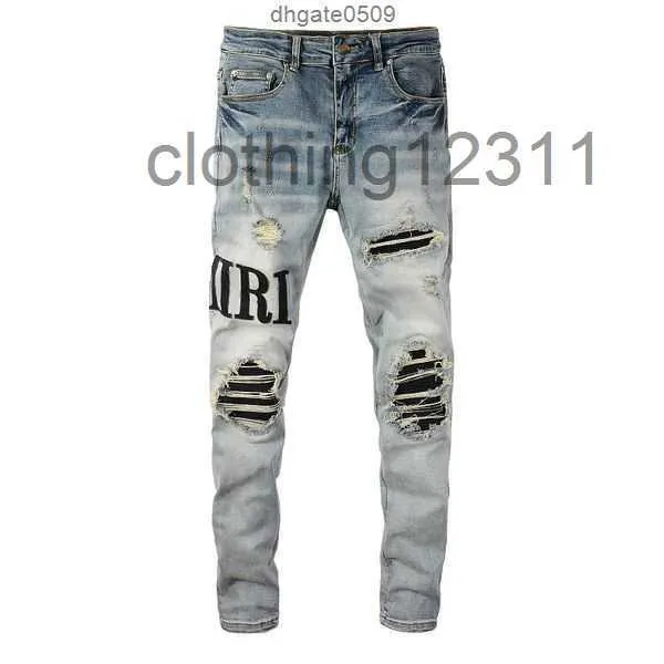 Jeans Homme Nouveautés Amirs Hommes Luxe Denim Trous Pantalon Coolguy Biker Pantalon Homme Vêtements Mode Jeans Amis Amirs Sstraight Pantalon Designer Jeans2