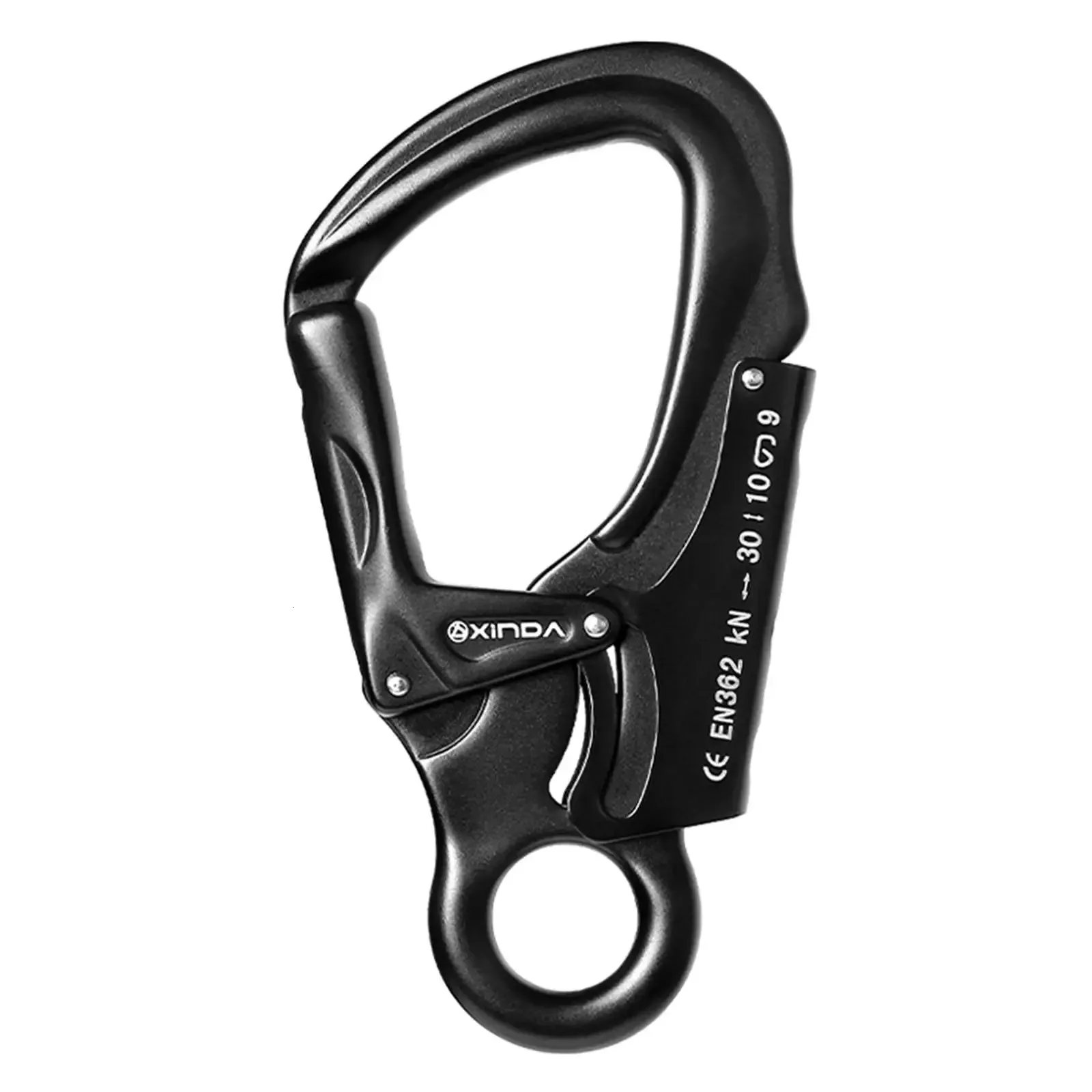 Auto Locking Carabiner Keychain Aluminum Alloy Clip For Climbing