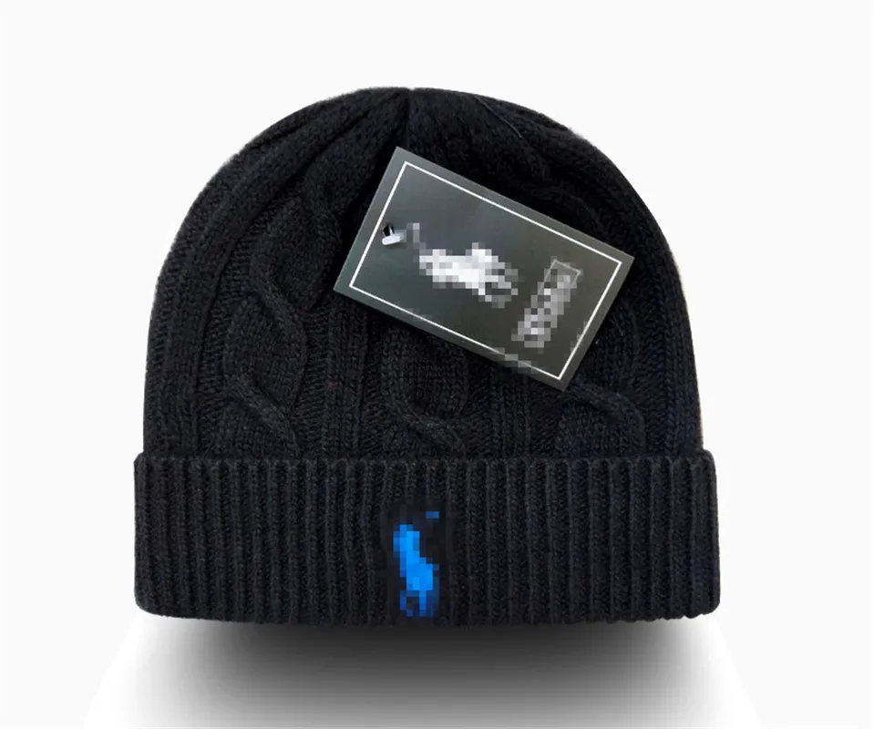 Bonne qualité Nouveau designer Polo Beanie Unisexe Automne Bons hiver