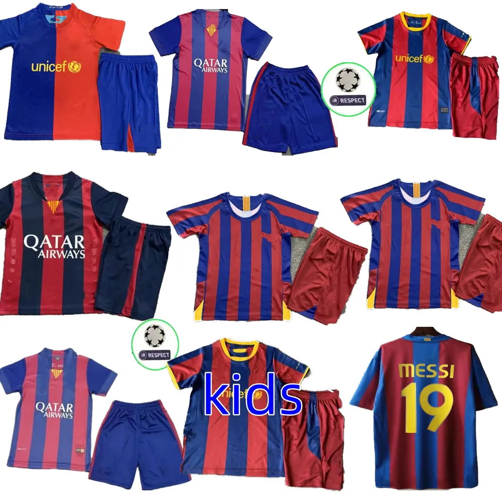 Barcelona Retro MESSIS XAVI A.INIESTA Fußballtrikots 05 06 08 09 10 11 12 13 14 15 Vintage-Shirt RONALDINHO RIVALDO HENRY