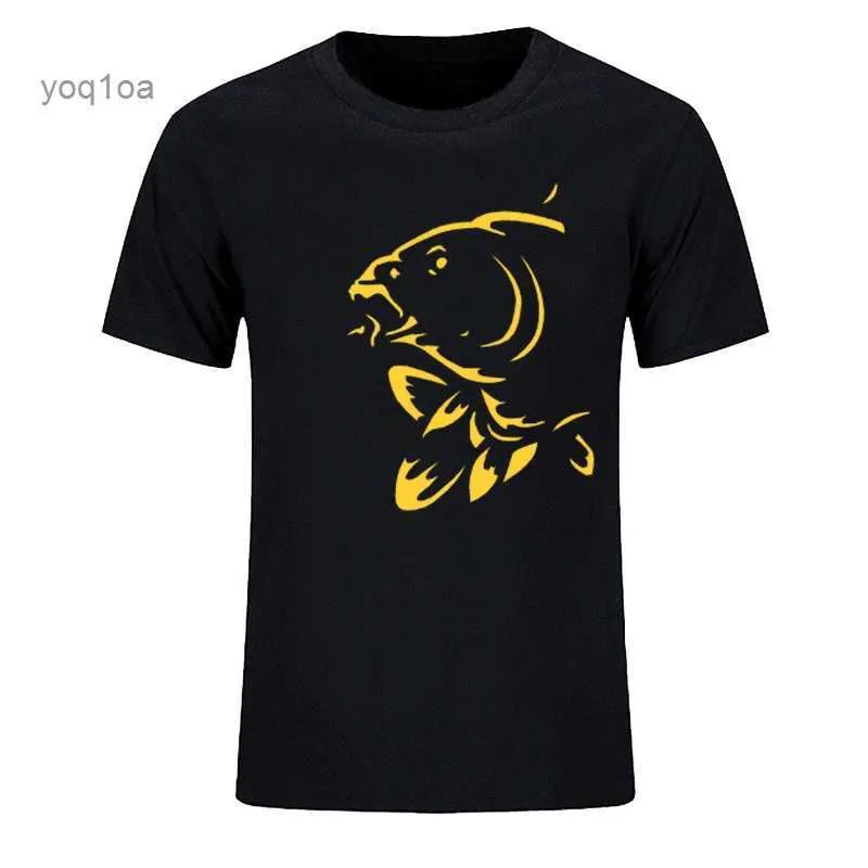 Homens camisetas Engraçado carpa sporter camiseta homens verão pesca pescador esporte camisa masculina casual harajuku3d o pescoço t camisa para homens