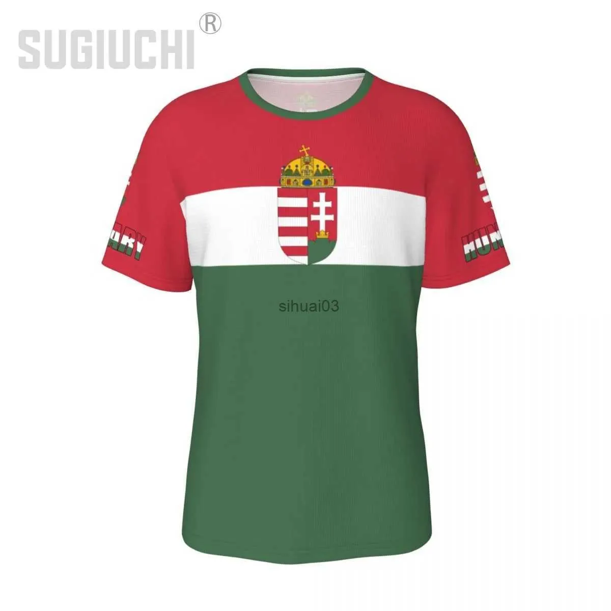 Camisetas para hombres Camiseta unisex de la nación Bandera de Hungría Camisetas húngaras jersey para hombres Mujeres Fútbol Aficionados al fútbol Regalos Ropa personalizada camiseta