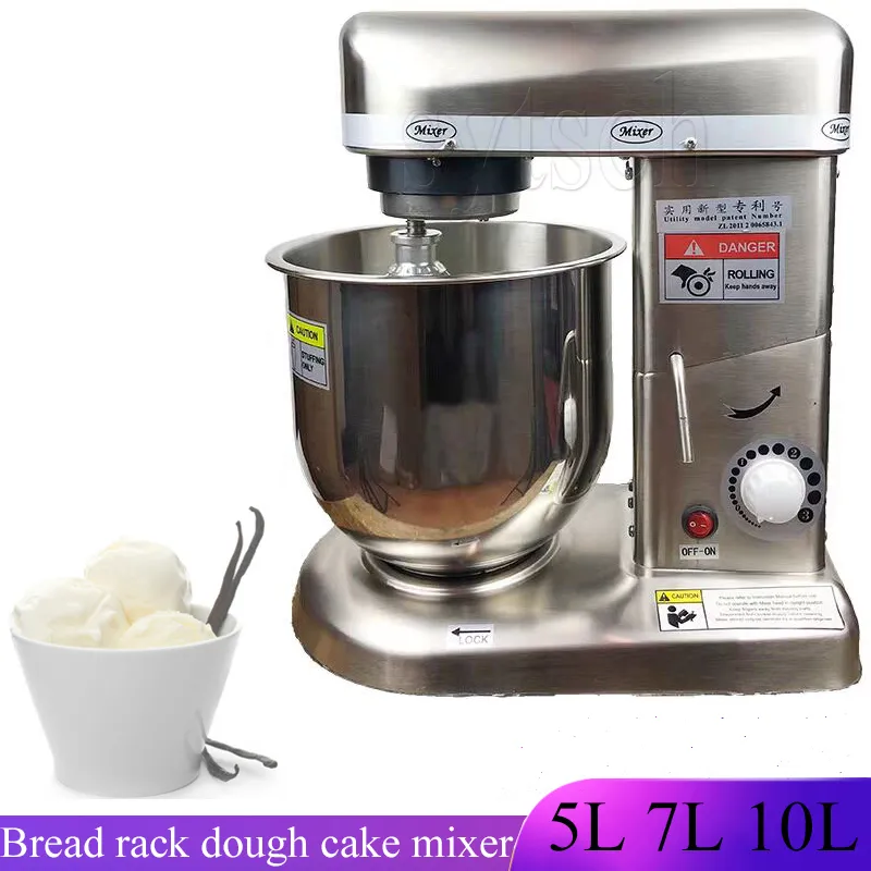 Commercial Dough Mixer Heavy Duty Stand Mixer, Noodle Maker, Egg Beater,  Multi-Function Flour Kneader Cream Whipper Hot Sale!