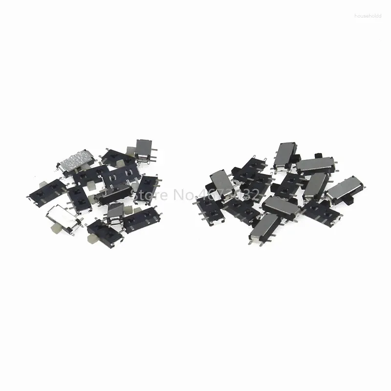 Plafonniers 100pcs Mini Smd Smt MSK-12C02 interrupteur à bascule 7pin 1P2T interrupteurs coulissants marche/arrêt pour MP3 MP4