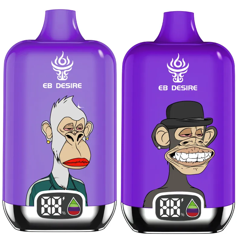 EBDESIRE sur l'entrepôt local de l'UE 12000 bouffées LCD Monkey numérique jetable Vape stylo vaper BC5000 BC12000 RM 7000 7K 9K 12K cartouche bouffée 550mAh 20ml vaper