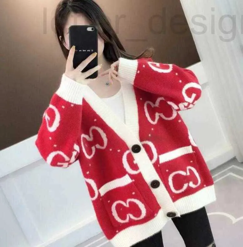 Designer luxury Women's Sweaters 2024 New Women Spring Autumn Loose Casual Woman Cardigan TR8P