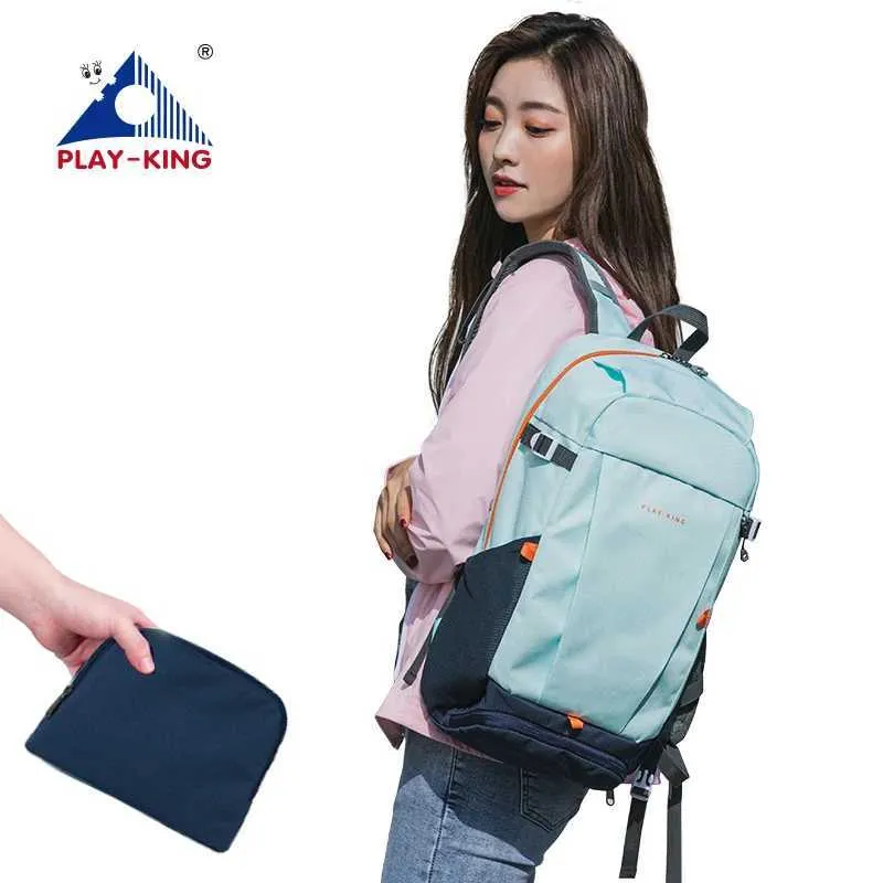 Sacos de caminhada playking mochila escolar dobrável caminhadas viagem esporte ao ar livre leve dobrável saco casual portátil homem mulher mochila yq240129