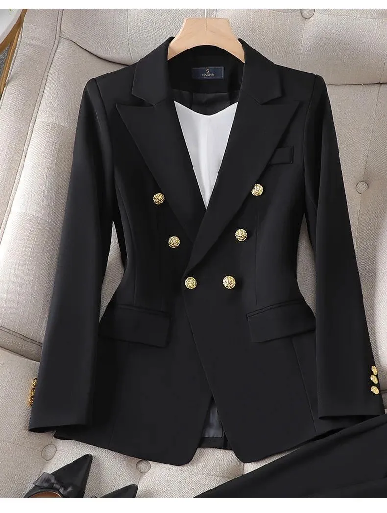 MUZE×el conducotrH DOUBLE BREASTED JKT MUZE TURQUOISE LABEL × el conductorH - BELTED BONDAGE DOUBLE