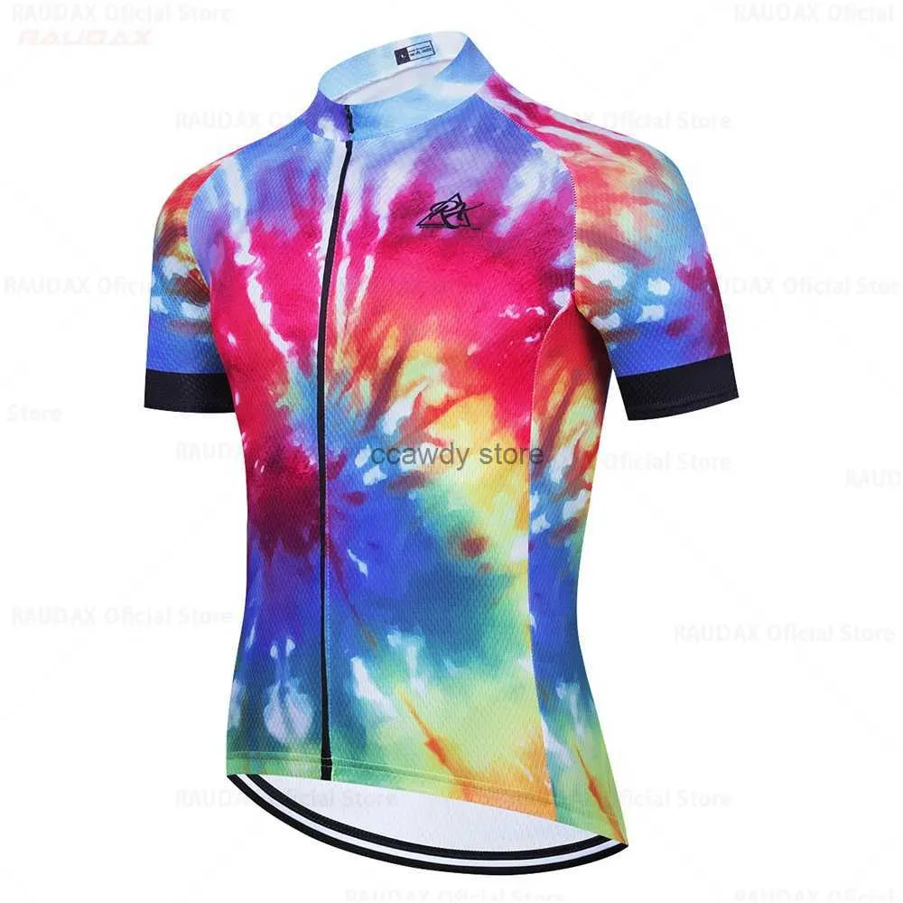 T-shirts pour hommes Jersey de cyclisme 2023 Hommes Summer Short SeveBike Vêtements de cyclisme Ropa Maillot Ciclismo Racing Bicyc ClothesH2421