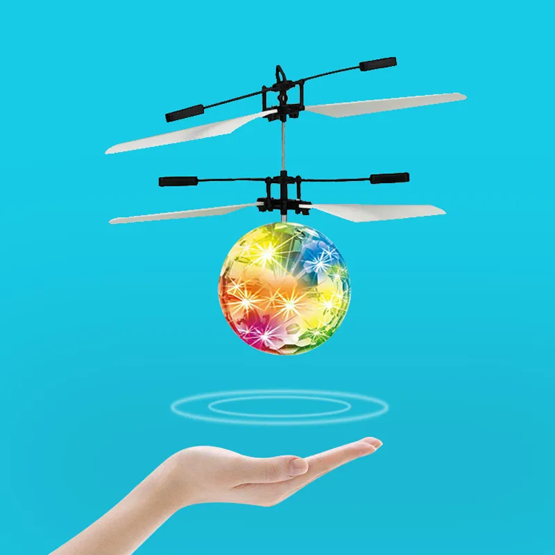 LED -ljus SMVP Flying Ball Toys Kids Flying Hover Ball RemoteInfrared Induktion Gift för pojkar flickor tonåringar inomhus utomhus