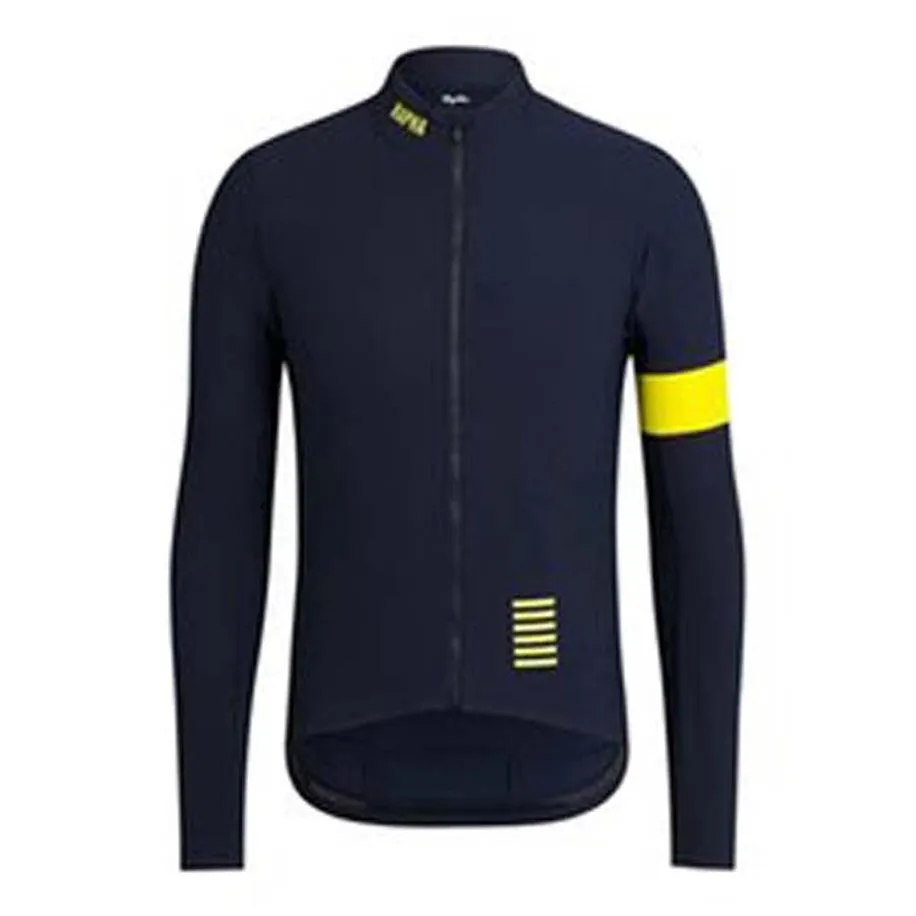 Rapha Pro Team Spring Autum Men's Cycling Long Sleeves Jersey Road Racing Shirts Riding Bicycle Tops Breattable Outdoor Sport285e