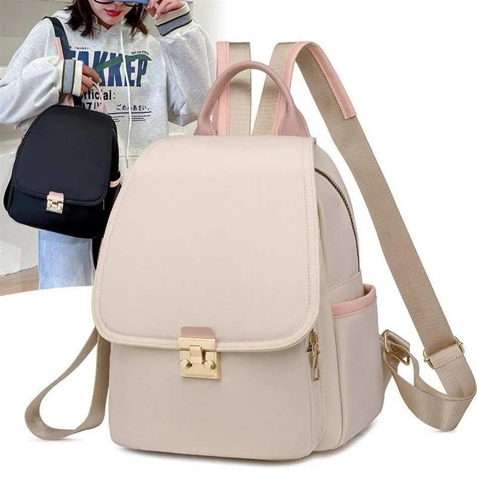 Rucksack Stil Casual Einfarbig Oxford Rucksäcke Frauen Große Kapazität Rucksack Mochilas Para Mujer Designer Bagpack Schule Book303Z