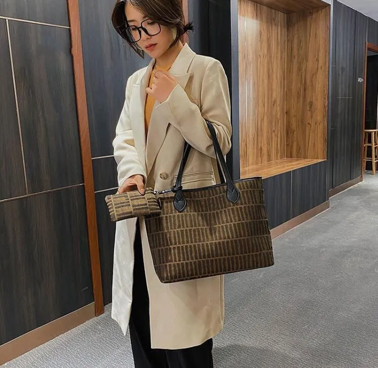 Yeni stil tasarımcı akşam çantaları kadın çanta büyük tuval tote kadın omuz çantası kumaş alışveriş mektubu baskı crossbody çanta