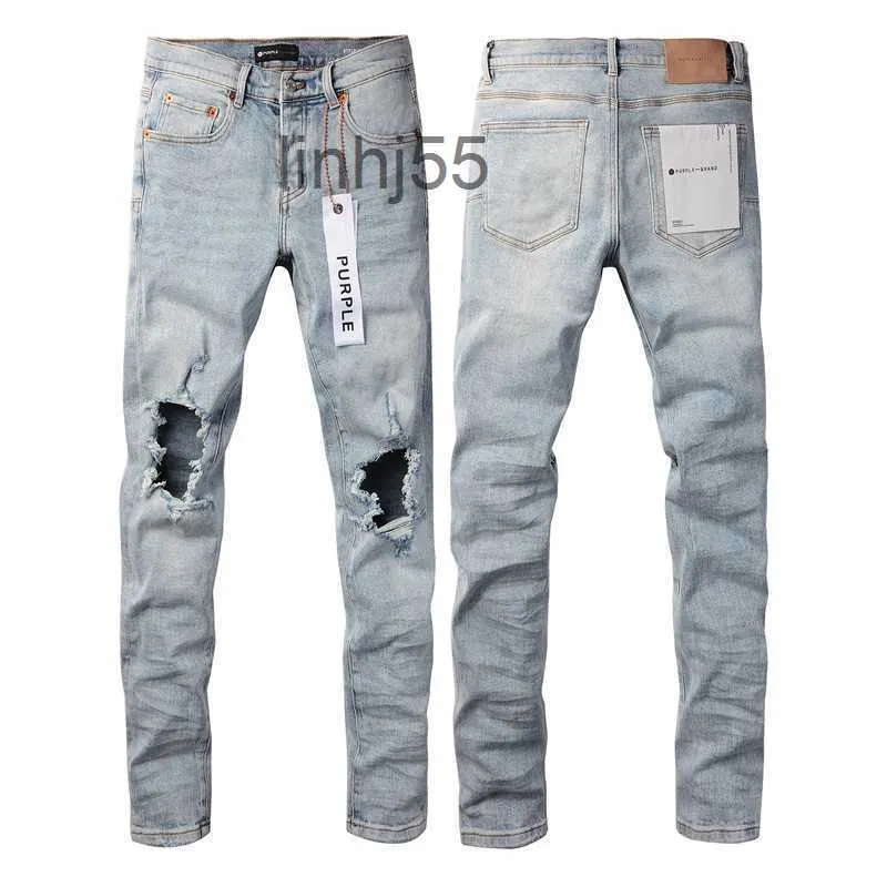 Purple Brand Jeans Light Blue Knee Hole Slim Fitywpf485O