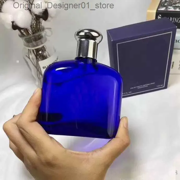 Fragrance Cologne Male Noble Perfume POLO BLUE Aromatic Fougere 125ml 4.2floz EDT for Men Natural Spray Vaporisateur Long Lasting Same Brand Free Q240129