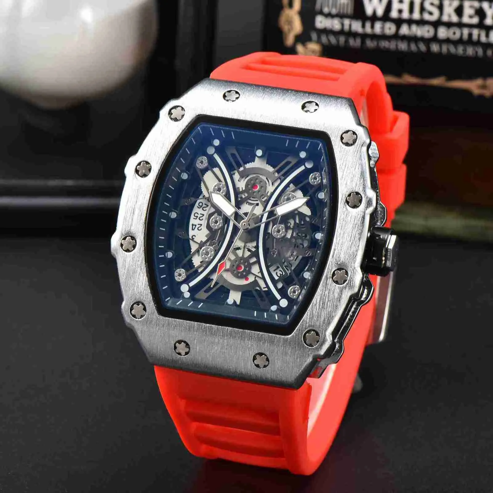Emergency Rescue Richard Mille Shopee Hollow Design Men's Quartz