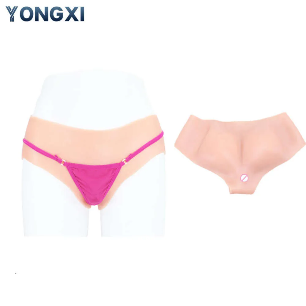 Triángulo tiene Vagina Artificial Sissy Lift Sexy silicona Culos Falsos pantalones adulto Cosplay