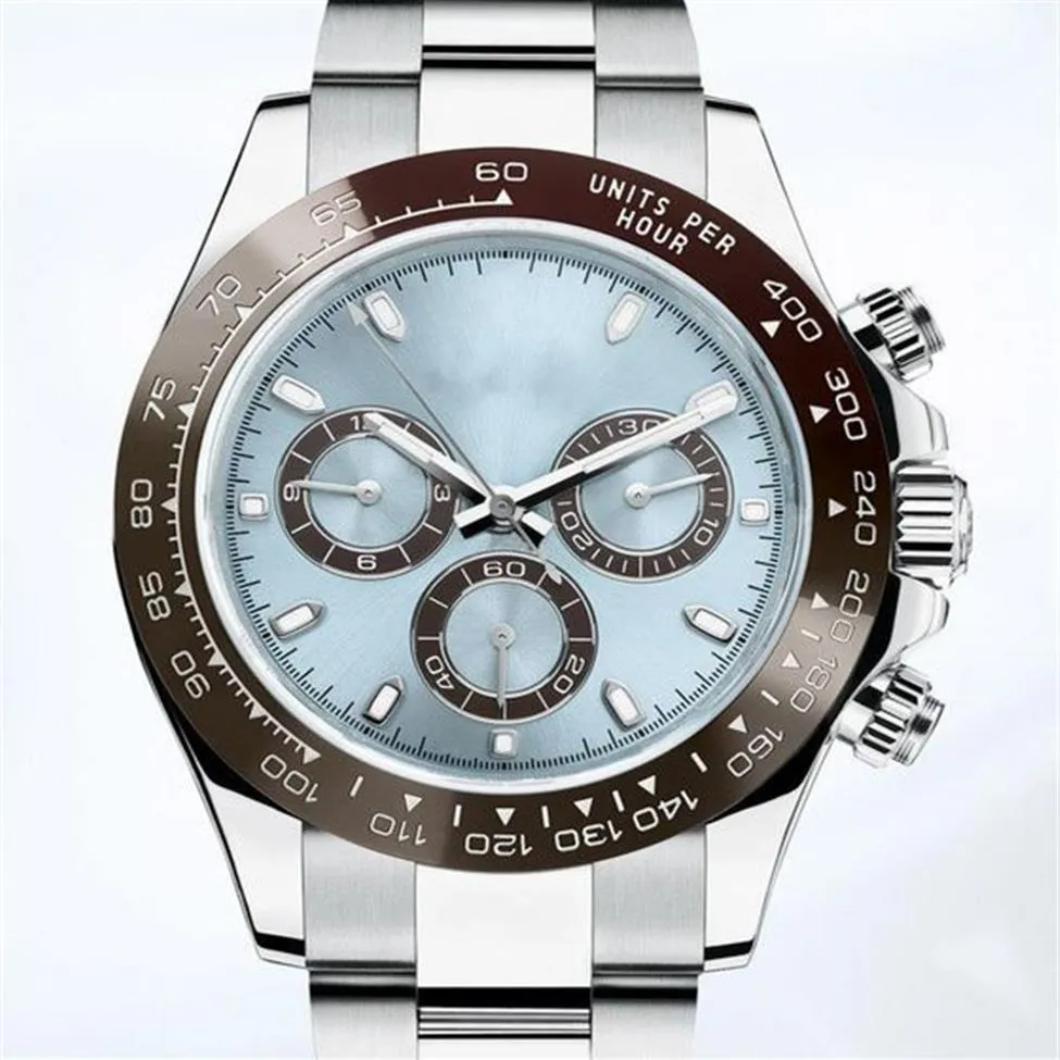 Mens Watch Automatic Mechanical Watches 40MM Men WristWatch Stainless Steel Case Life Waterproof Fashion WristWatches Montre De Lu241K