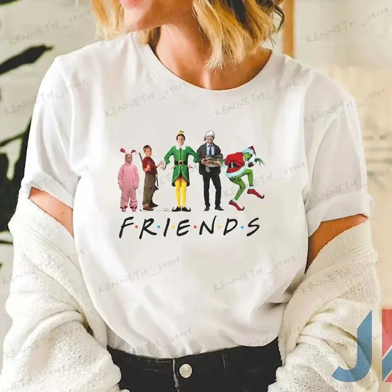 Save Big on Bulk Women's Christmas T Shirt Funny T Shirts For Women Festive  Holiday Graphic Tee, Lightweight Cotton Blend Top For Christmas