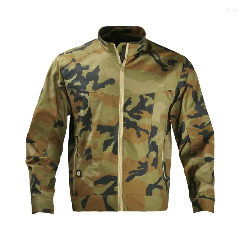 Vestes de chasse HAN WILD pour hommes, coupe-vent, vêtements d'extérieur militaires, imperméable, manteau de pilote de vol, vêtements militaires à col montant